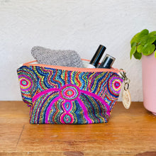 Load image into Gallery viewer, Handmademinicosmeticzipbaghandmadebyberealco.