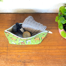 Load image into Gallery viewer, Handmademinicosmeticzipbaghandmadebyberealco.