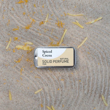 Load image into Gallery viewer, CherieEmallnaturalsolidperfumeSpicedCocoa