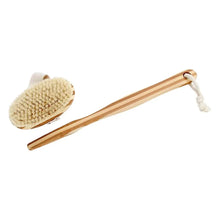 Load image into Gallery viewer, Bassbodybrushtheskinbrushwetordryuselonghandle