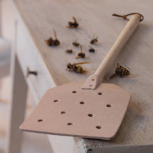 Load image into Gallery viewer, Leather Fly Swat by Redecker - Be Real Co. for mother earth