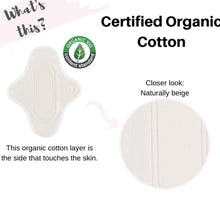 Load image into Gallery viewer, hannahpad Organic Medium Pad (1 Pad) - Be Real Co. for mother earth