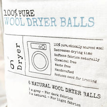 Load image into Gallery viewer, ThatRedHousewooldryerballsblackandwhiteateberealcoonlinestore