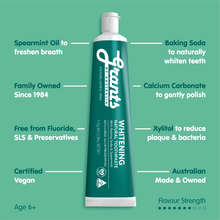 Load image into Gallery viewer, Whitening with Spearmint Natural Toothpaste - Fluoride Free - 110g - Be Real Co. for mother earth 
