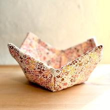 Load image into Gallery viewer, Decorative cotton pouch for the microwave on a wooden surface in a kitchen
