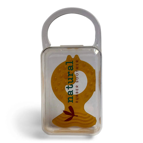 Natural Rubber Soother for teething babies non toxic all natural