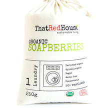 Load image into Gallery viewer, Bag of organic soapberries from That Red House on a white background
