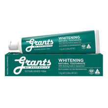 Load image into Gallery viewer, Whitening with Spearmint Natural Toothpaste - Fluoride Free - 110g - Be Real Co. for mother earth 

