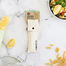 Load image into Gallery viewer, bamboo cutlery set by ever eco
