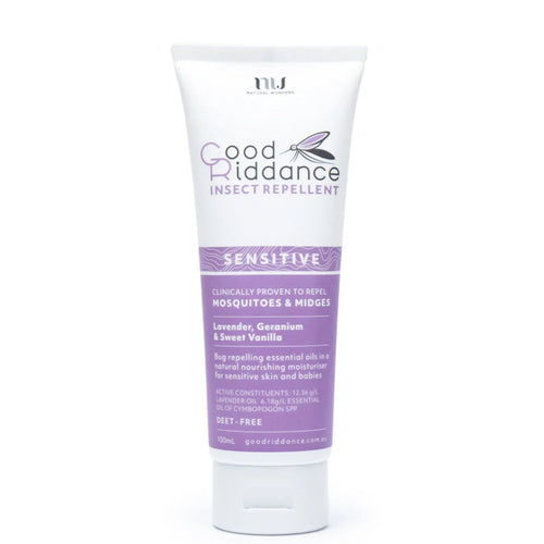 good riddance sensitive insect repellent Australian  made and owned 