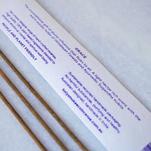 Load image into Gallery viewer, Wooden sticks with text on a white background
