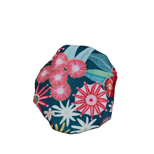Load image into Gallery viewer, Floral-patterned fabric coaster on a white background
