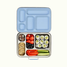 Load image into Gallery viewer, Bento box with compartments containing various food items on a white background
