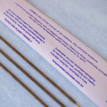 Load image into Gallery viewer, Product packaging with text and two sticks on a light background
