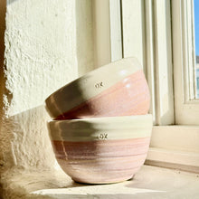 Load image into Gallery viewer, Two ceramic bowls stacked on a windowsill with natural light
