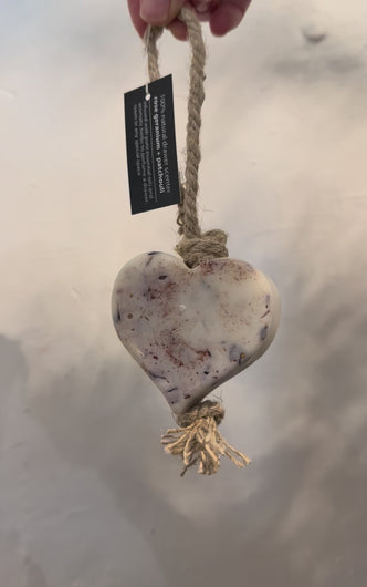 Hanging Wax Heart Air Freshener