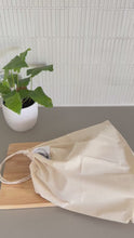 Load and play video in Gallery viewer, calico bread bag handmade in Keith SA from Calico 
