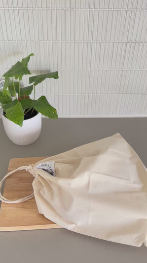 calico bread bag handmade in Keith SA from Calico 