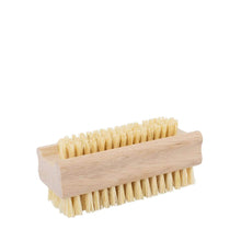 Load image into Gallery viewer, Rectangular wooden brush with natural bristles on a white background

