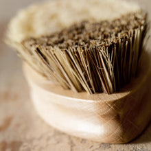 Load image into Gallery viewer, Close-up of a wooden brush with bristles on a blurred background
