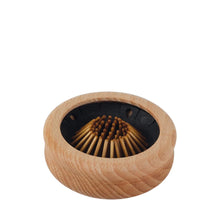 Load image into Gallery viewer, Wooden hair brush with bristles on a white background
