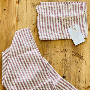 Linen Hand-Tea Towel Set - Be Real Co. for mother earth 