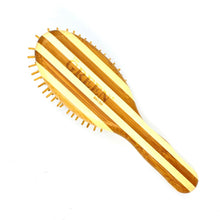 Load image into Gallery viewer, Bass Brushes Bamboo Wood Hair Brush Large Oval - Be Real Co. for mother earth 
