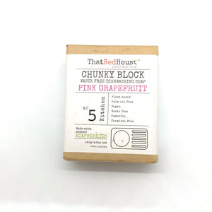 That Red House Pink Grapefruit Chunky Soap block