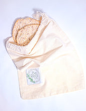 Load image into Gallery viewer, Be Real Co. Large Cotton Bread Bag - Be Real Co. for mother earth 
