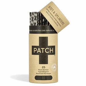 PATCH Organic Strips - Activated Charcoal - 25 Pack - Be Real Co. for mother earth 