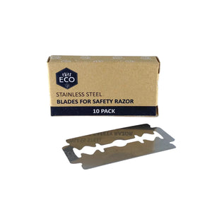 EVER ECO DOUBLE EDGE SAFETY RAZOR BLADES REFILL - 10 PACK - Be Real Co. for mother earth 
